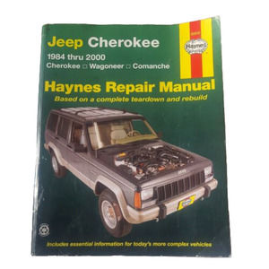 1984-2001 Jeep Cherokee Wagoneer Comanche Haynes Repair ServiceShop Manu…